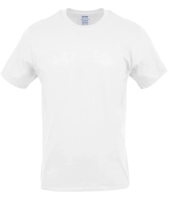 10-Pack GILDAN Men’s Size M Crew Neck T-Shirts Tee Short Sleeve Tag-Free • White