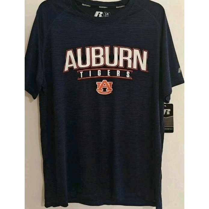 Russell Athletic Men’s University of Auburn T-Shirt Size Large Blue