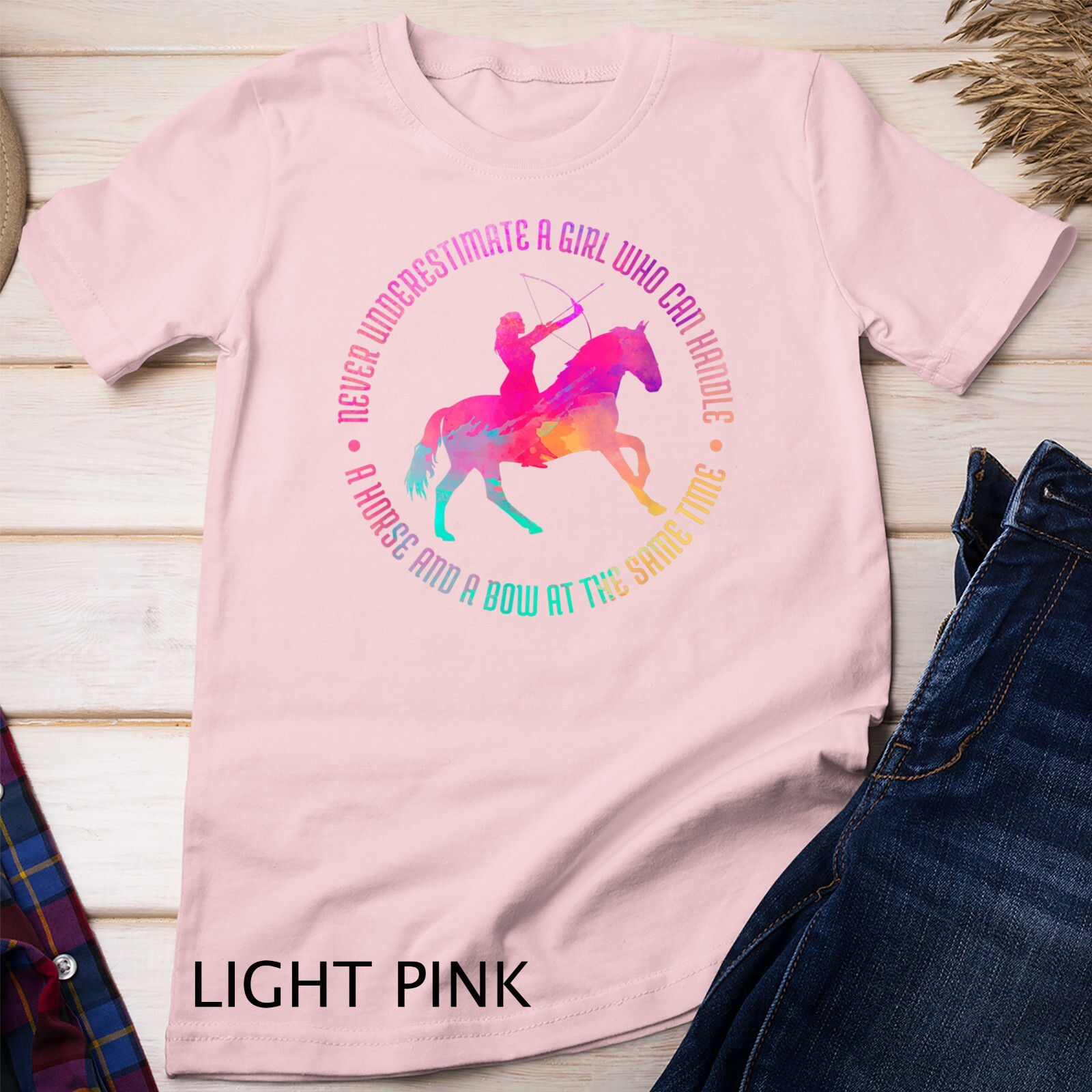 A Girl Who Can Handle A Horse And A Bow – Mounted Archery Unisex T-shirt