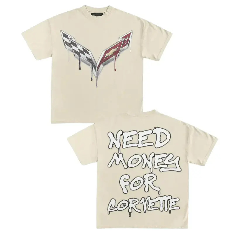 Need Money For Corvette T Shirt Funny Car Lover Graphic Tee Gift