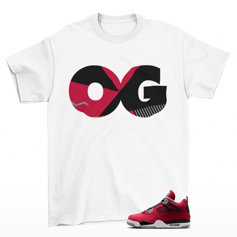 Sneaker OG Shirt White to Match Jordan 4 Toro FQ8138-600