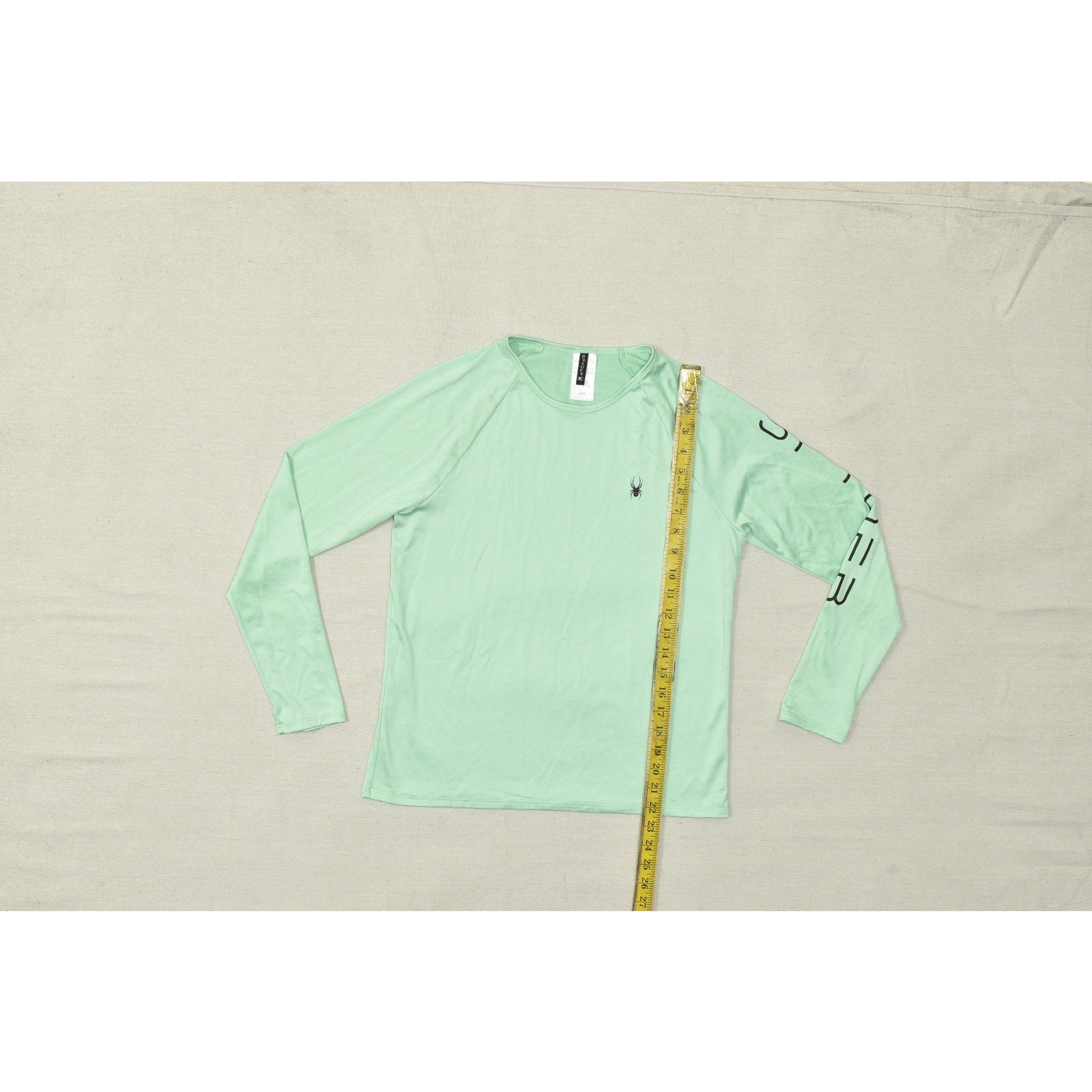 Spyder Men’s Size Medium Green Long Sleeve Active Performance Sun Shirt Tee