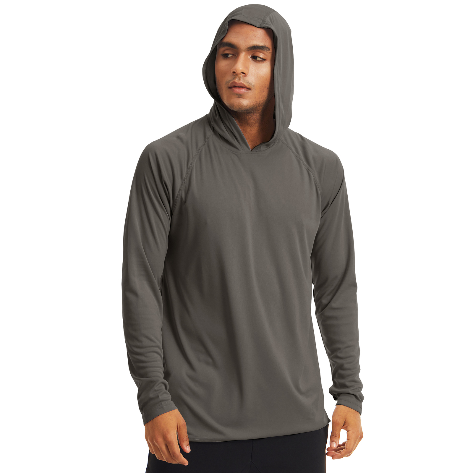 Men’s Sports Hoodie UPF 50+ Outdoor Fishing Sun Shirt Skin Protection UV Shirt