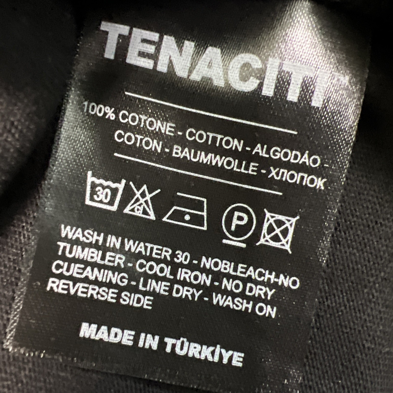 Tenaciti Studios Black SKULL tee Streetwear Shirt MENS SMALL $120MSRP