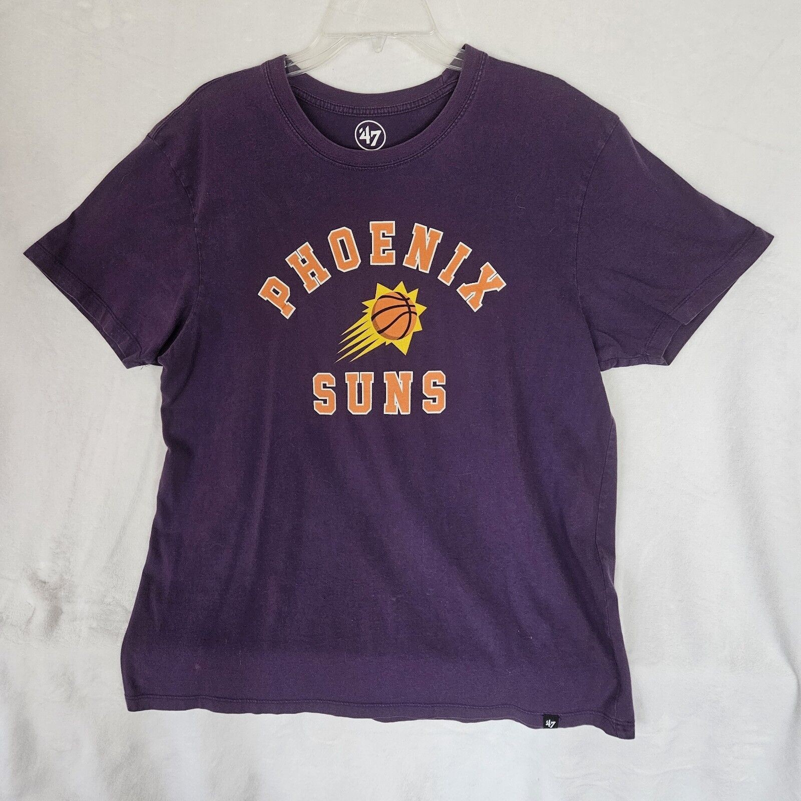 47 Shirt Large Phoenix Suns Purple T-Shirt Pre-owned Some Faded Areas In Photos
