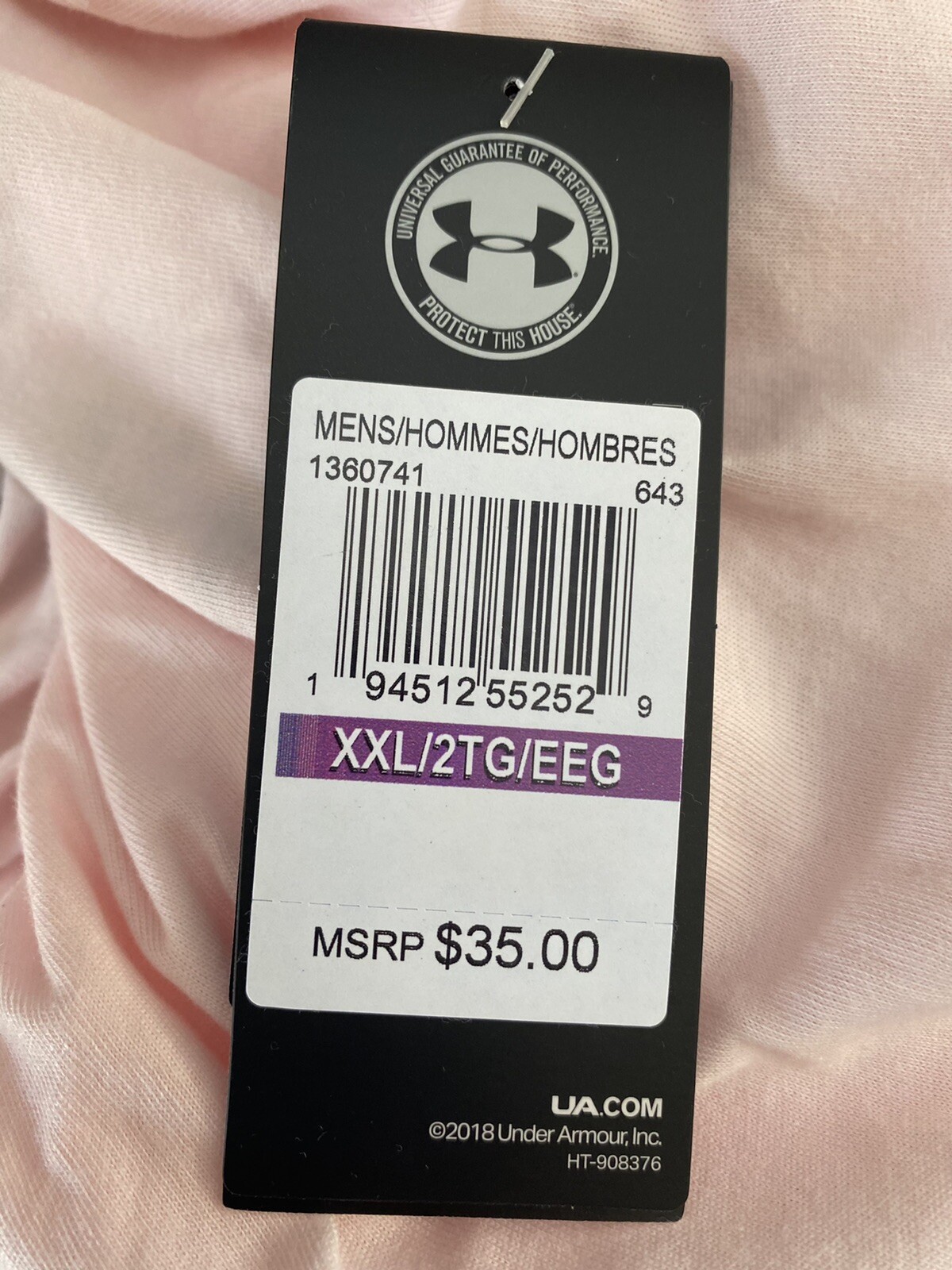 UNDER ARMOUR PROJECT ROCK BSR BLOOD SWEAT RESPECT DWAYNE JOHNSON TANK TOP sz XXL
