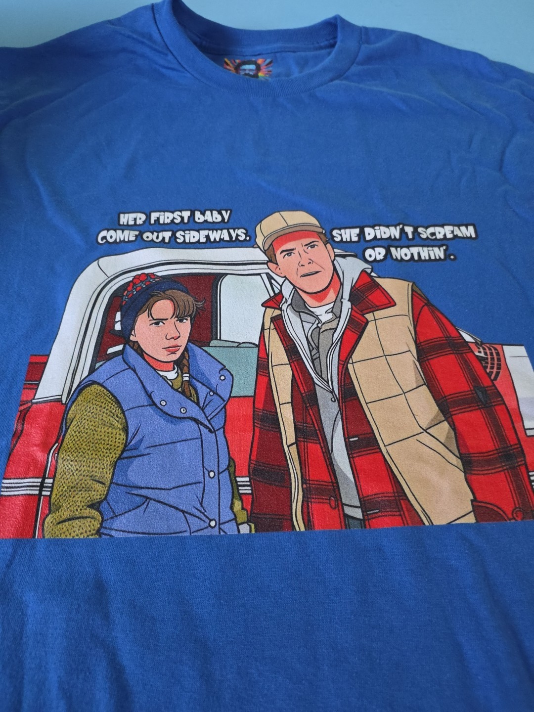 Inspired by Planes, Trains & Automobiles Movie Owen Baby Came Out Sideways Shirt