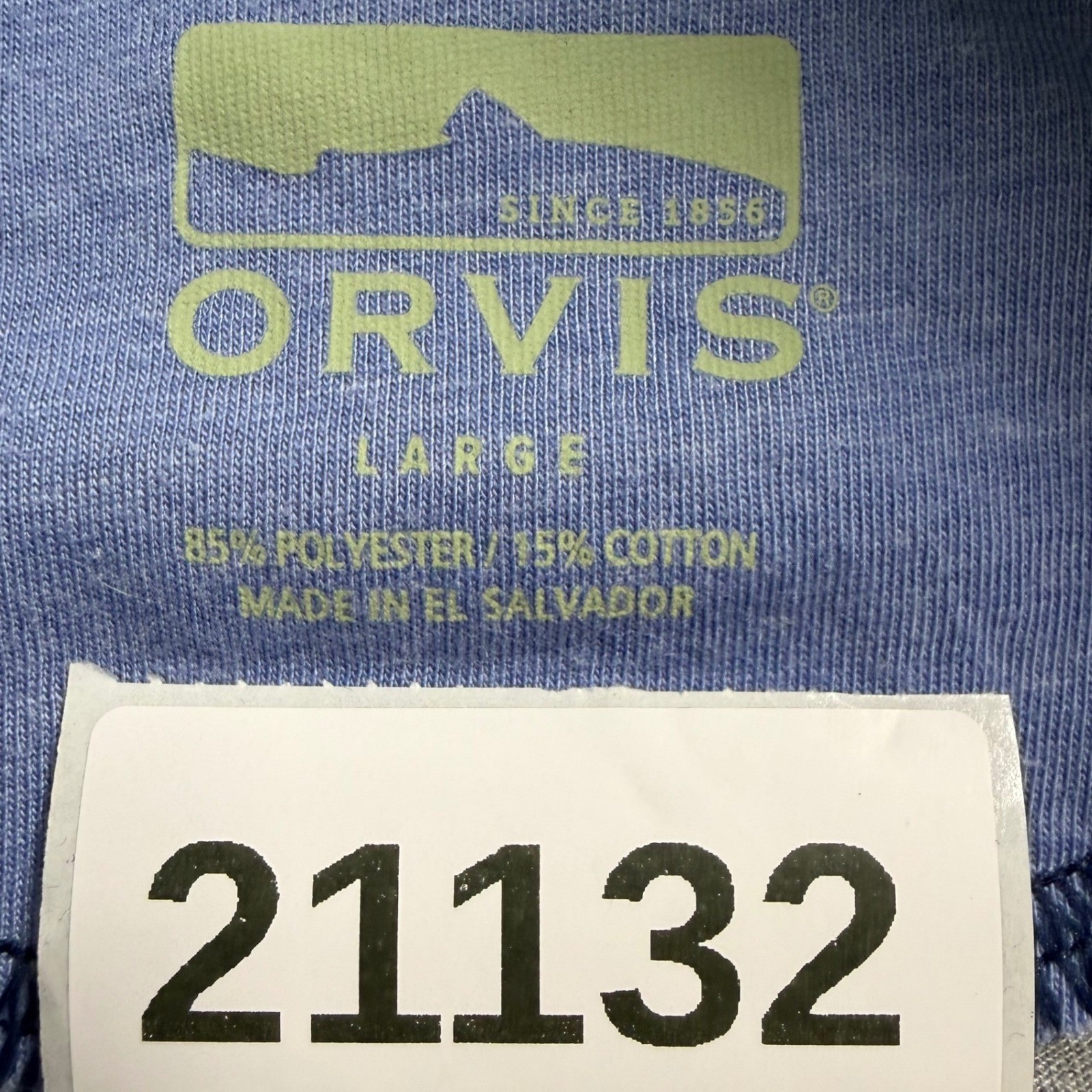 Orvis 1/4 Zip Pullover Mens Large Gray High Performance Long Sleeve Shirt