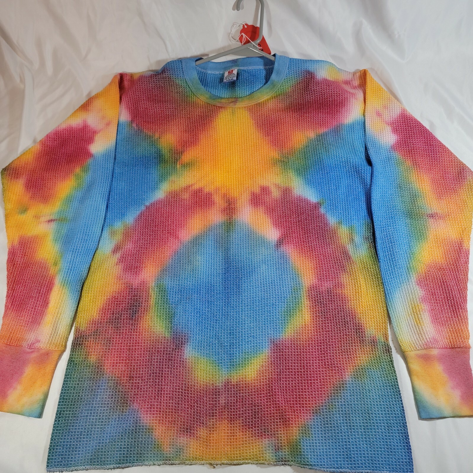 Hand made Tie-Dye 5.3 oz. Pre-Shrunk 100% Heavyweight Cotton Wash long john