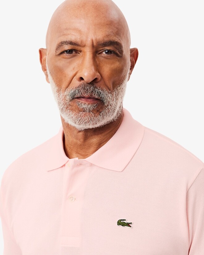 Lacoste Men’s L1212 Pink Classic Slim Fit Polo Shirt XL 100% Cotton Original
