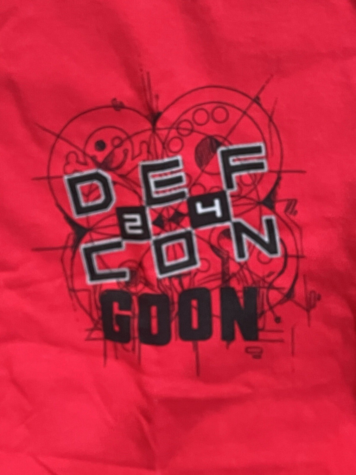 DEFCON 24 New Goon / Press T-shirt, 2XL-VERY Hard To Find-Las Vegas Hacker-NEW