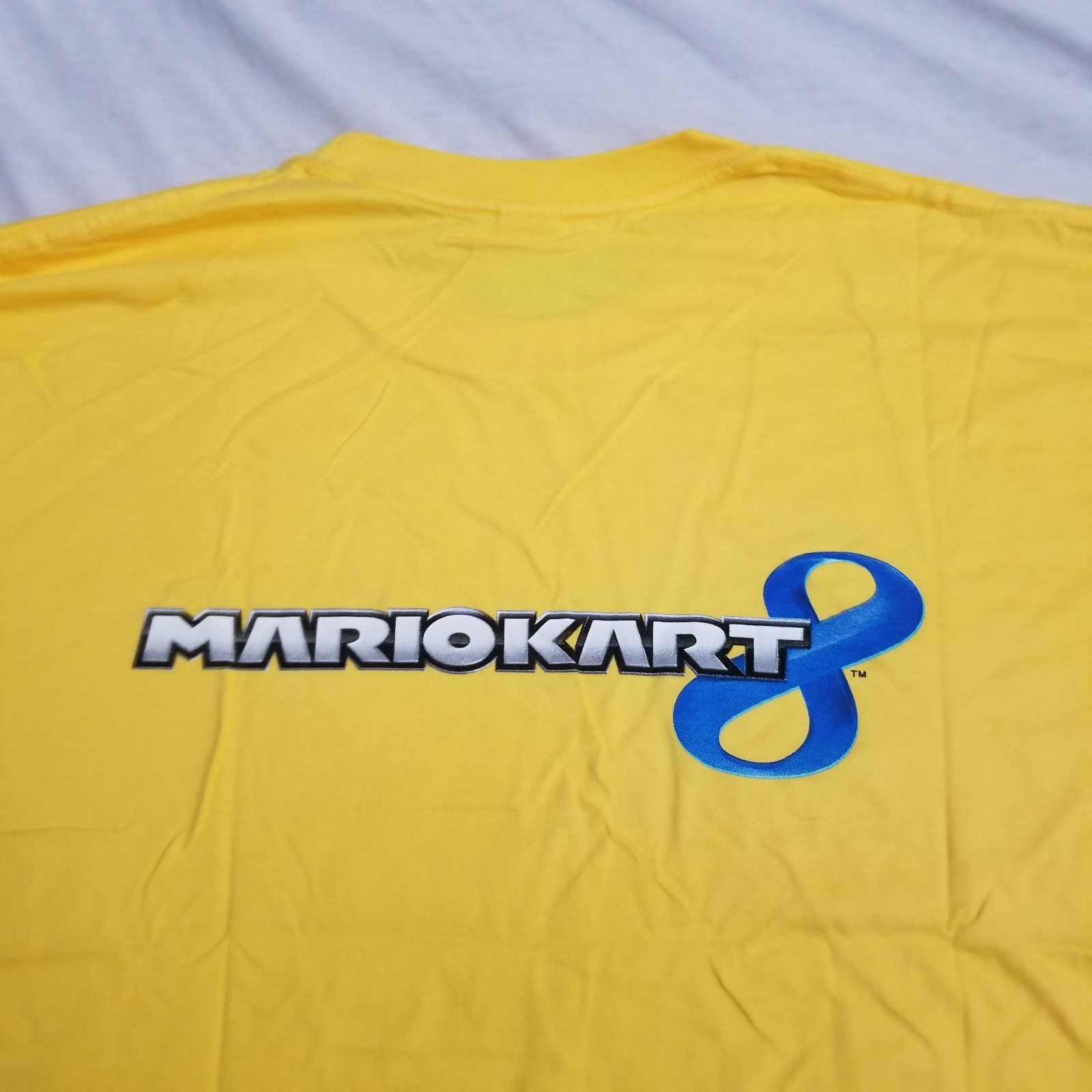 Vintage Mario Kart 8 Banana T Shirt Mens Large Video Game Promo Nintendo Wii U