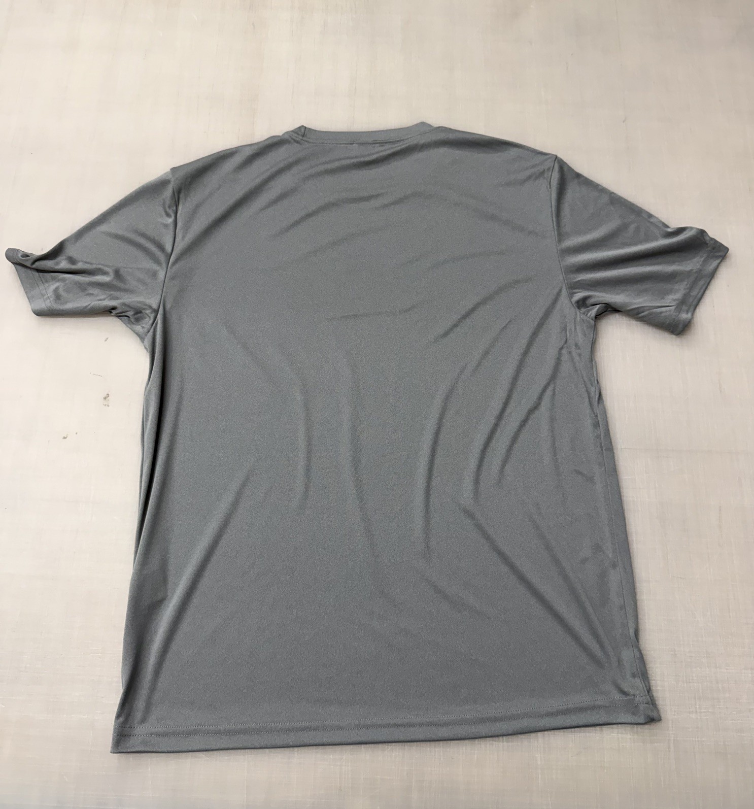 Sport-Tek Mens Short Sleeve grey Dri-Fit PosiCharge Gym Workout T-Shirt ST350