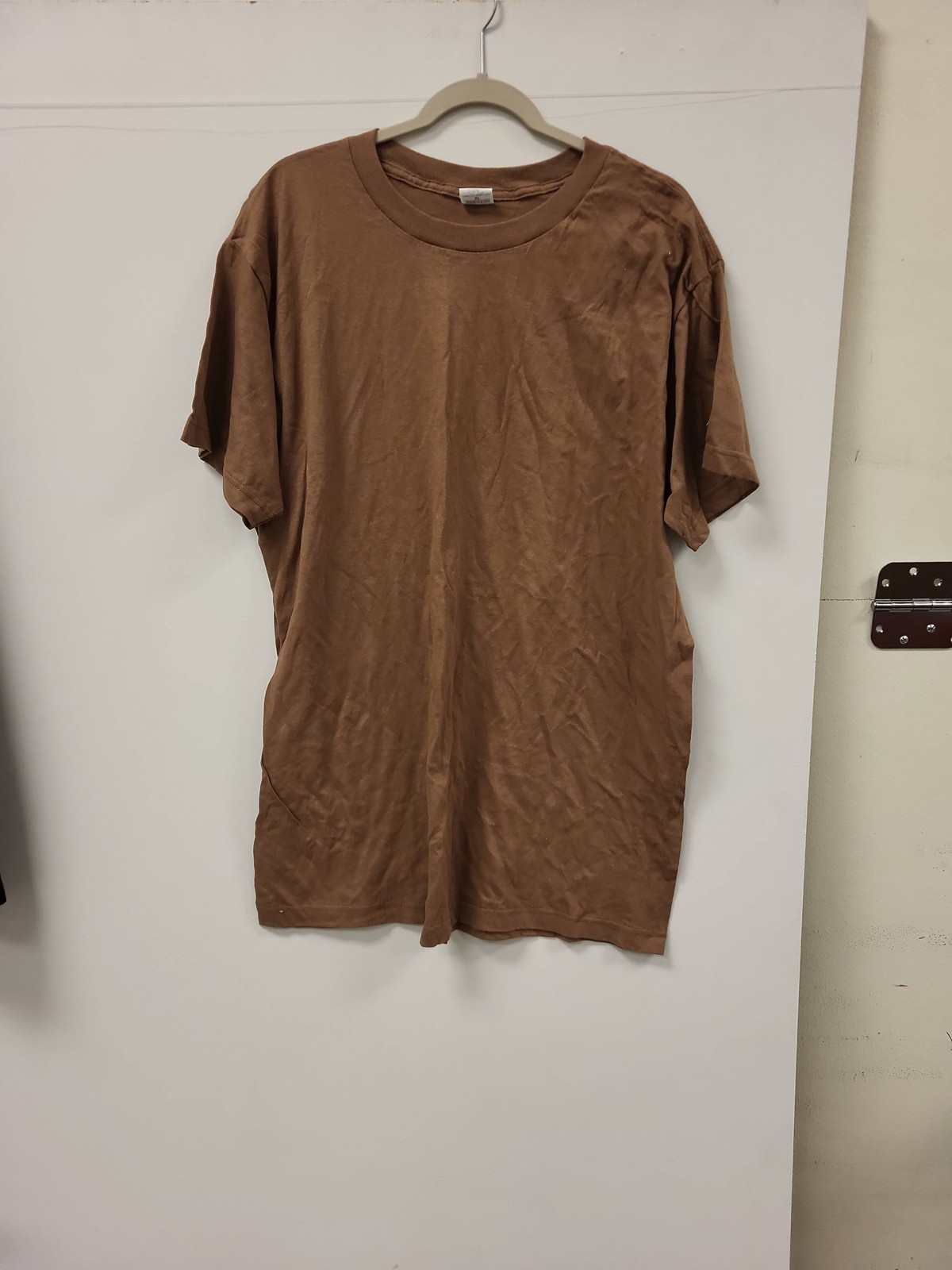 Campbellsville Apparel Co Brown T-Shirt Men’s XL Combed Cotton USA Military Issu