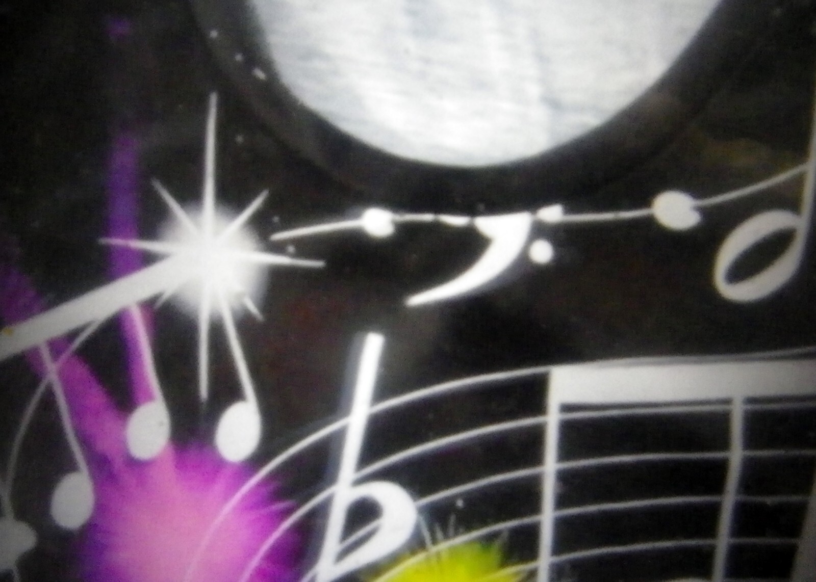 MUSICAL NOTES Men’s T-Shirt Music Lover XL SIZE 42 POLYESTER DOUBLE SIDED
