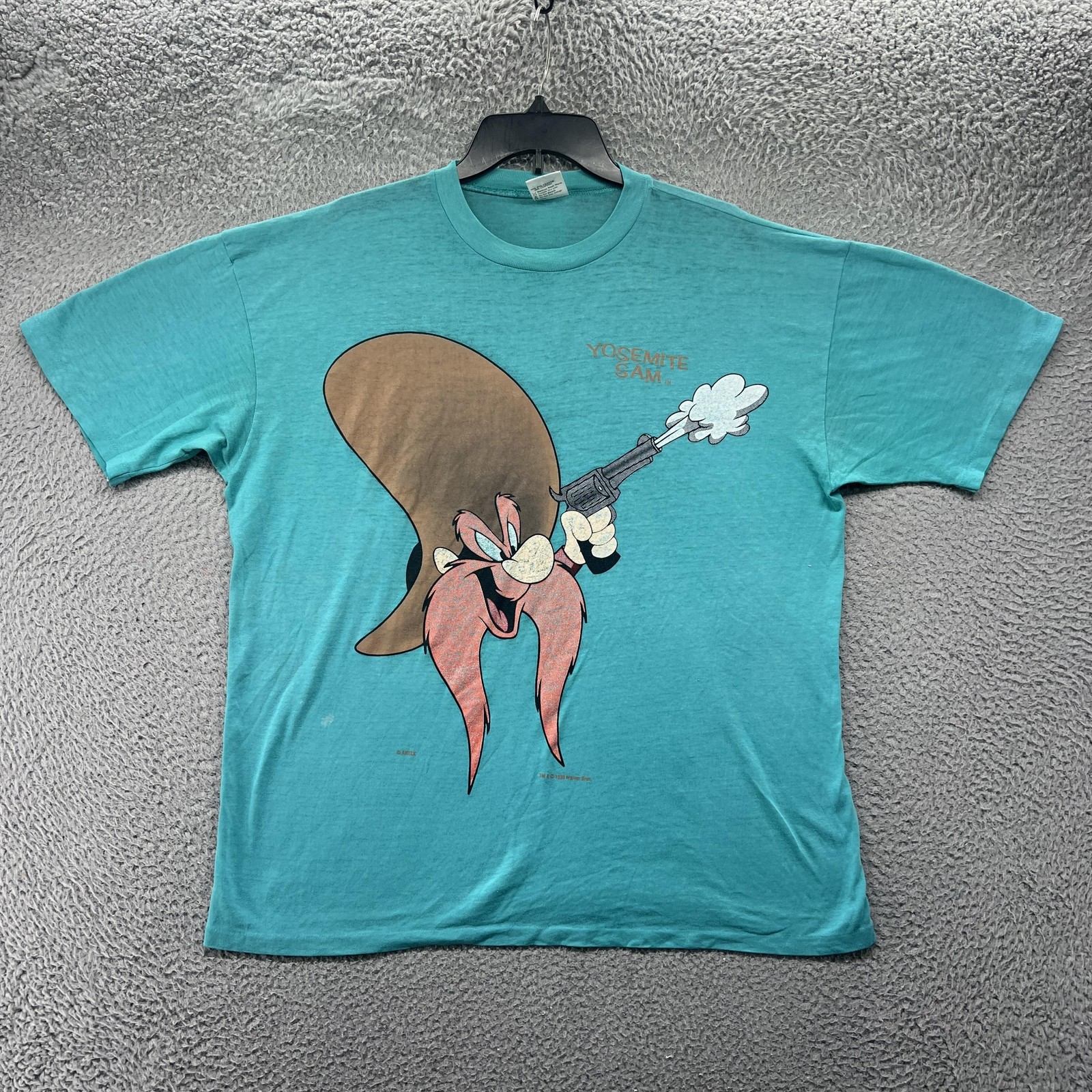 Vintage Yosemite Sam Shirt Mens XL 90s Artex 50/50 Looney RESERVED FOR BUYER