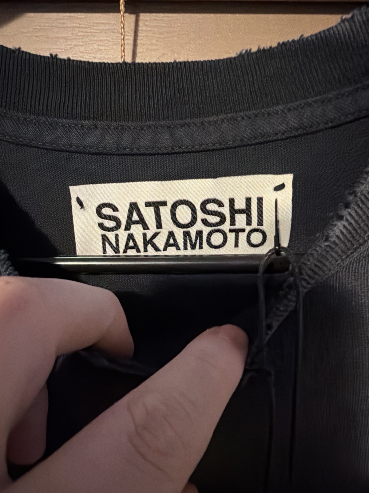 Satoshi Nakamoto “Don’t Forget To Smile” Black t shirt XL