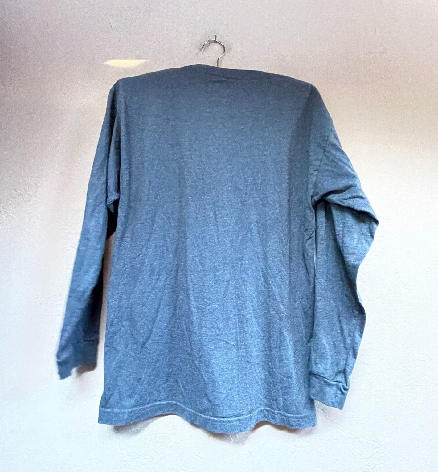 Marmot X Thread Men’s Medium Crew New Long Sleeve Shirt Mountain Logo Blue