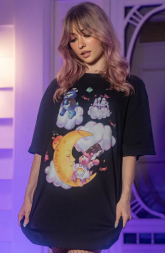 Care Bears x Universal Monsters Frankenstein and Bride Unisex T-Shirt Dress