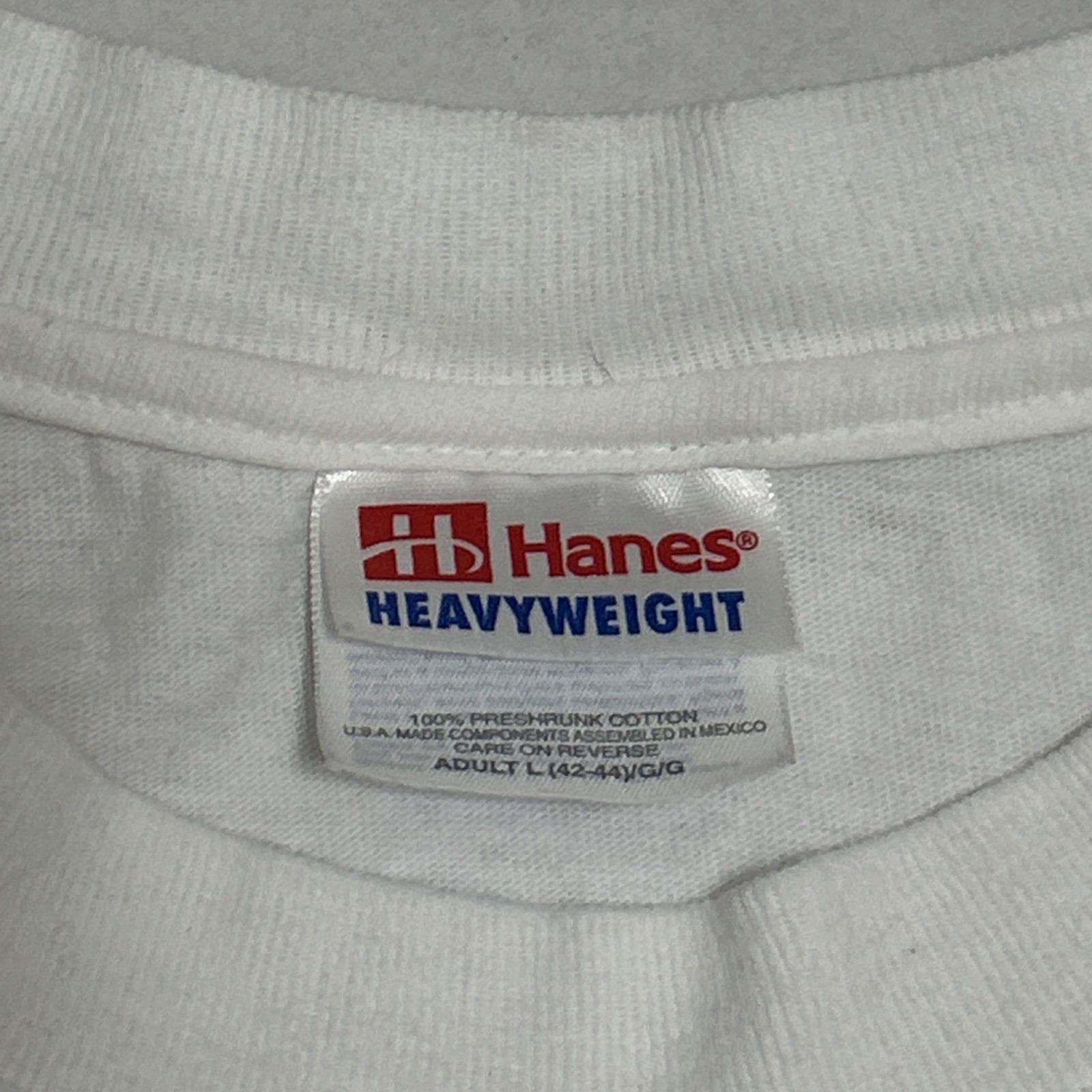 VTG Texas High School Sports T-shirt Baseball AABC Large White Hanes