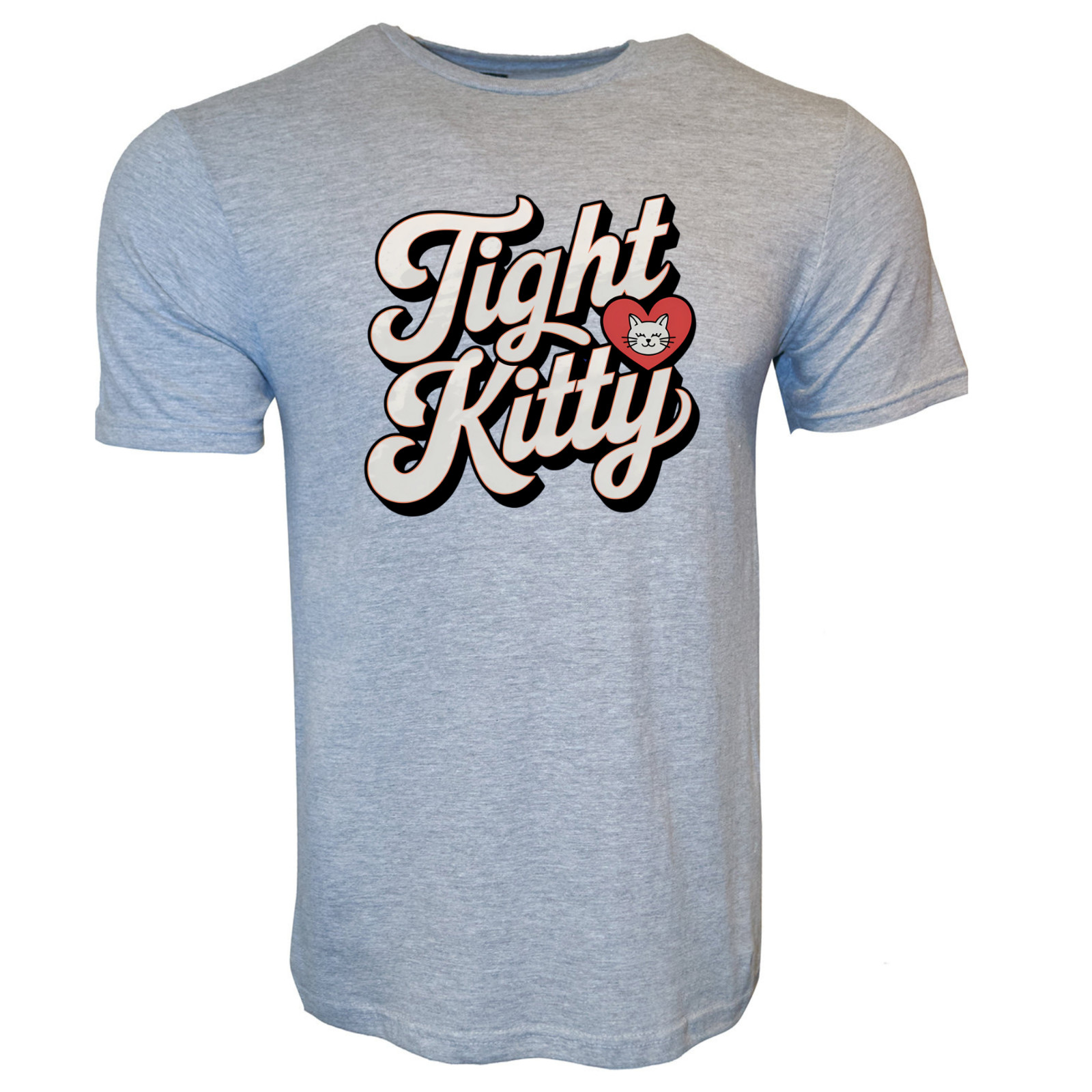 TIGHT KITTY FUNNY HUMOR ADULT NOVELTY TSHIRT