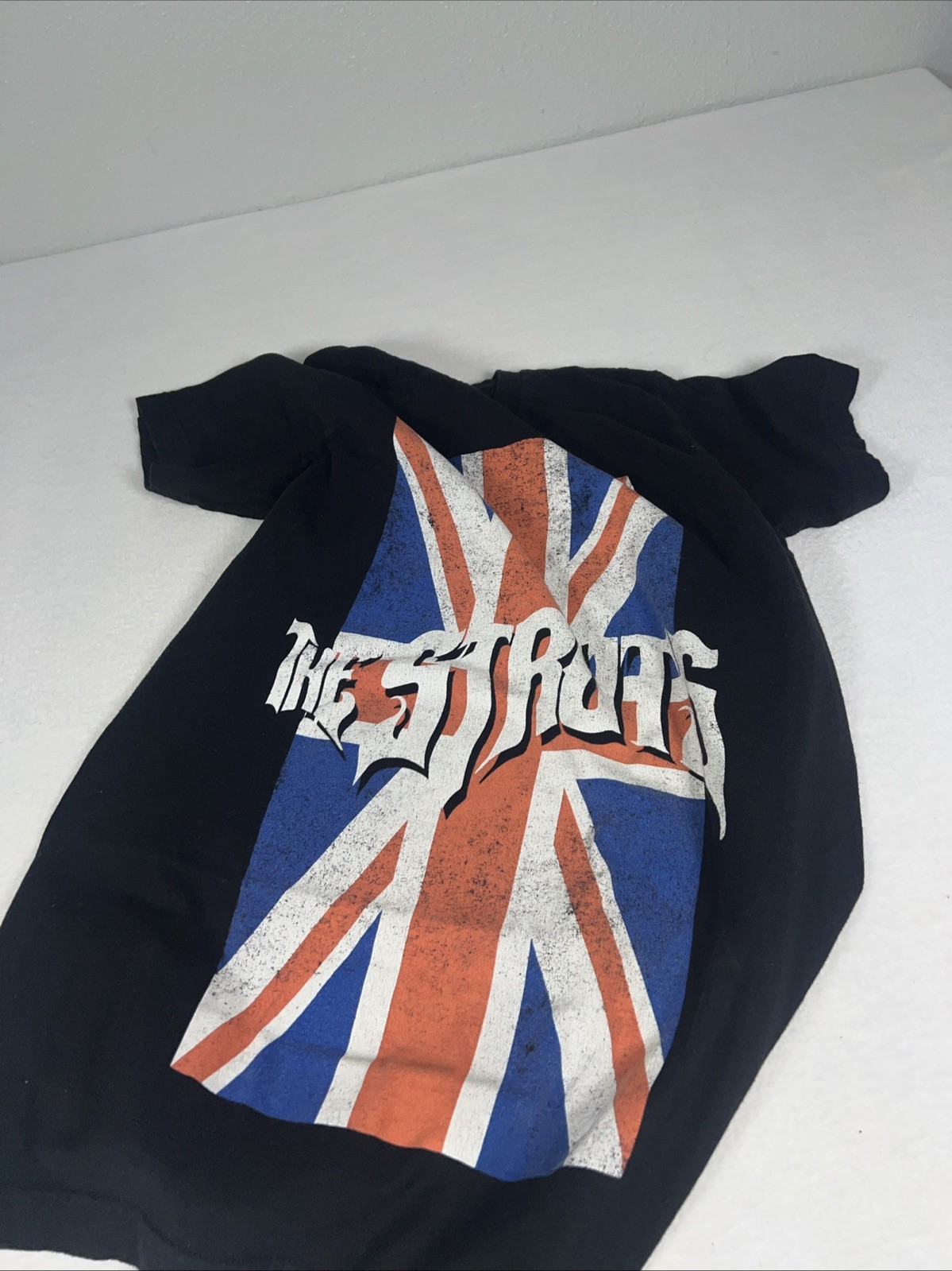 The Struts Union Jack USA Tour 2017 Band T-Shirt Men’s/Unisex Small Black Tultex