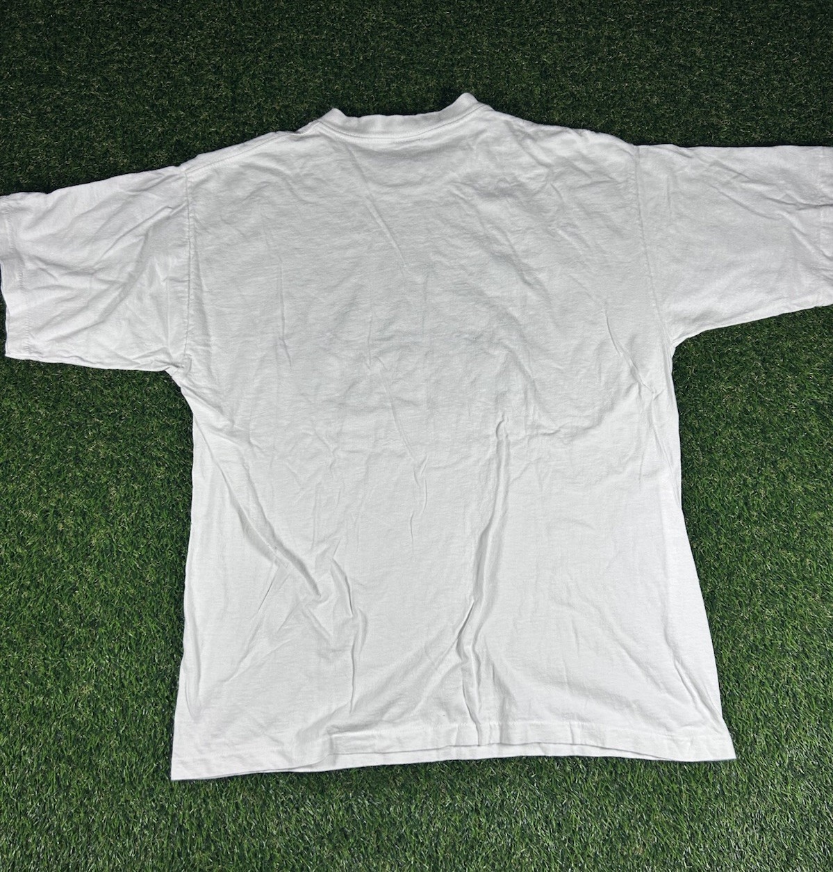 VTG SA TSI Men’s XL White World’s Greatest Dad fishing Graphic Crew Neck T-Shirt