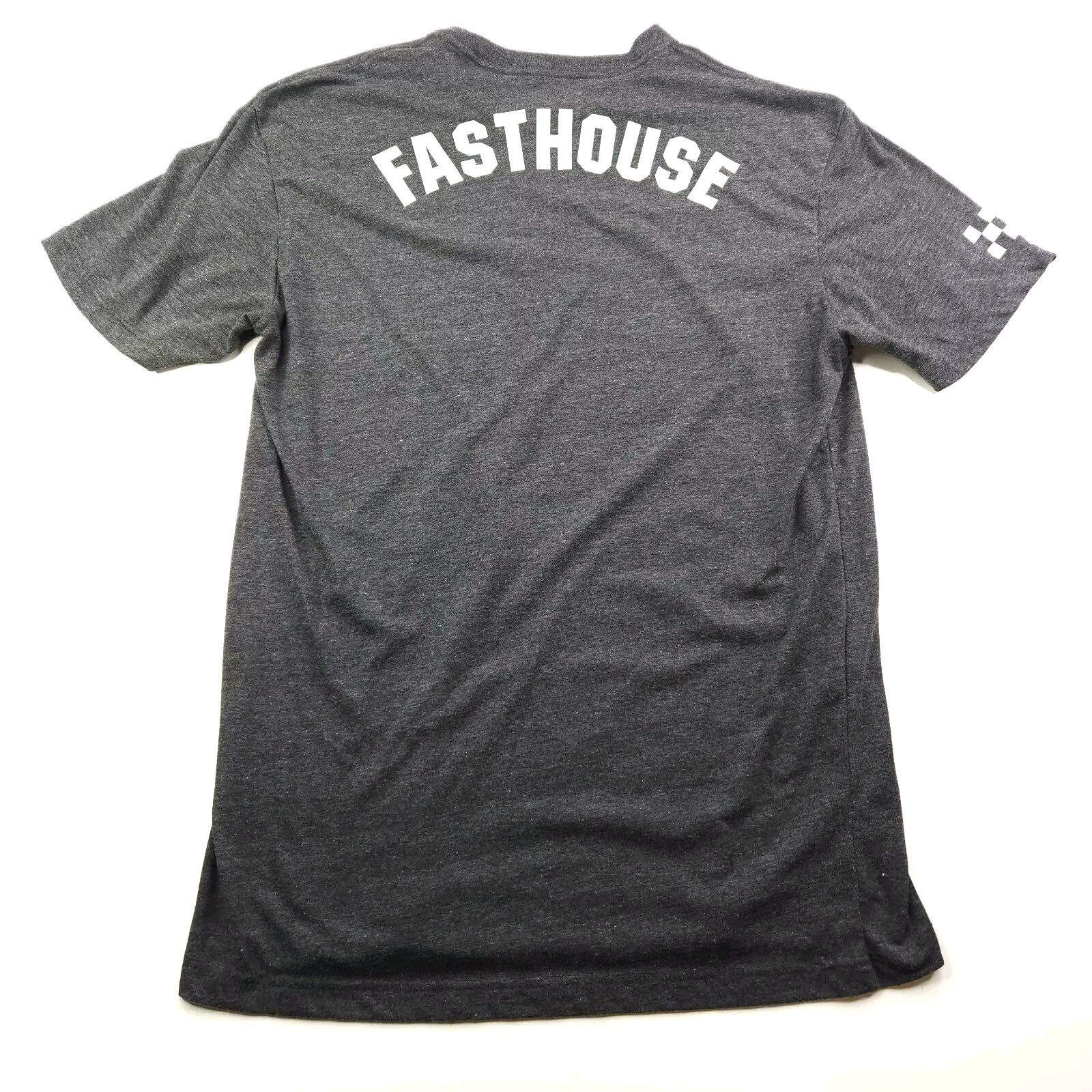 Fasthouse FH Performance Blend Crewneck Tee Shirt Dark Gray Heather XL