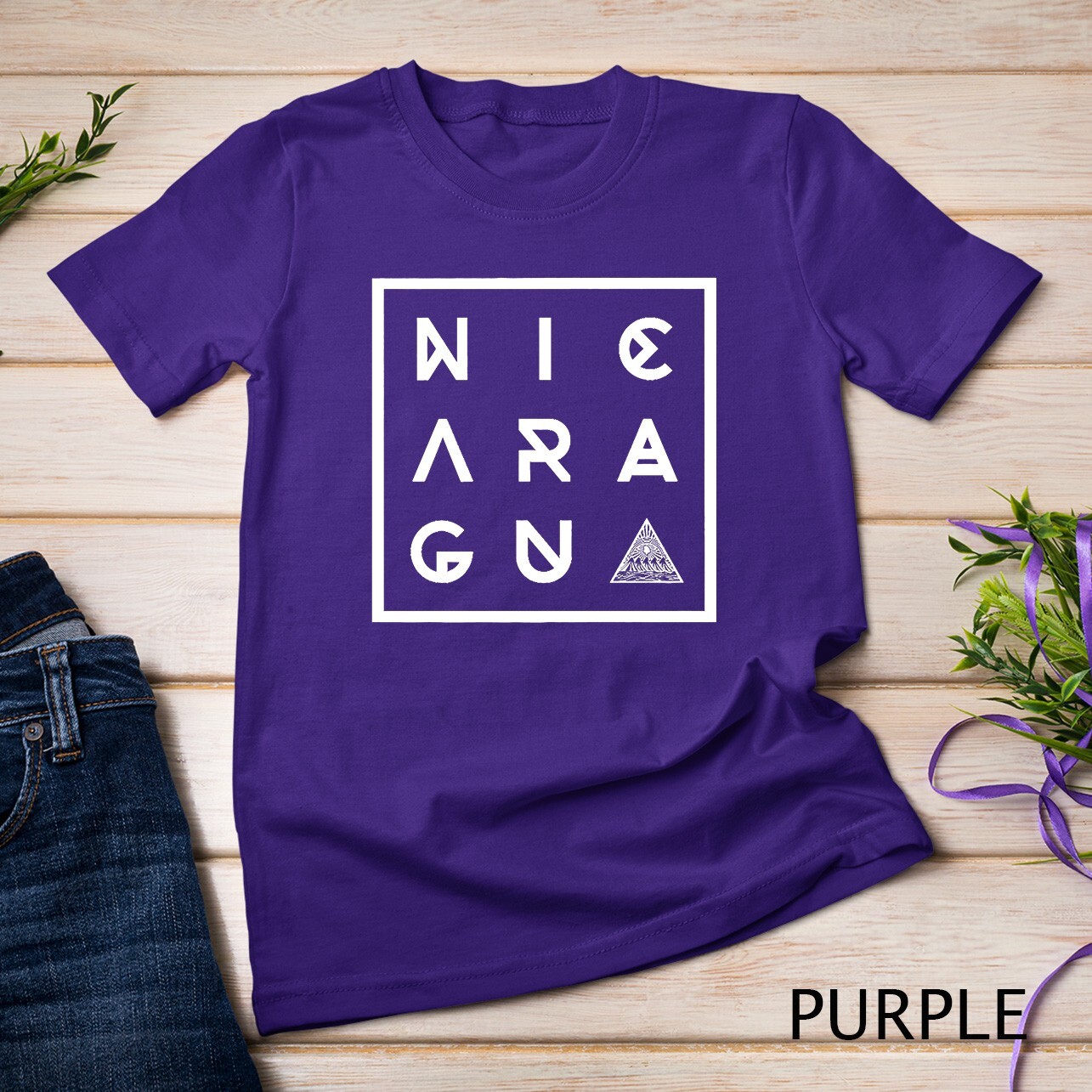 Geometric Nicaragua Premium T-Shirt Unisex T-shirt