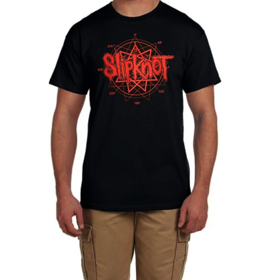 Slipknot 360 Degree Pentagram Men’s T-Shirts (Multiple Variations)