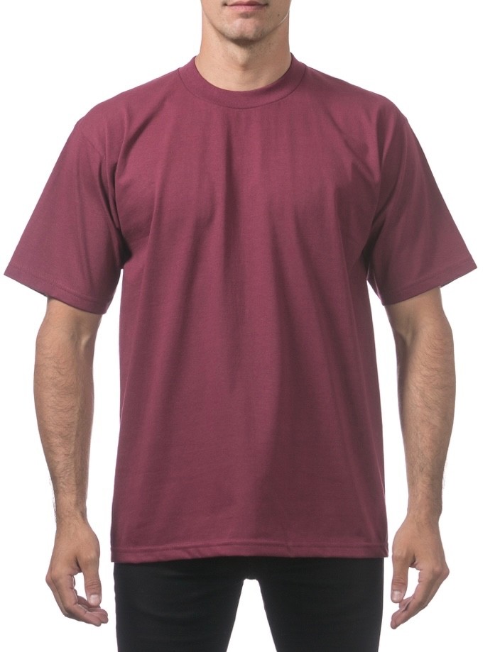 PROCLUB MENS HEAVYWEIGHT SHORT SLEEVE T SHIRTS PRO CLUB CASUAL COTTON TEE SHIRT