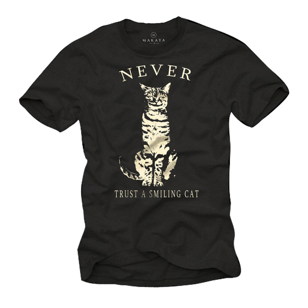 Funny Sayings Nerd Mens T-Shirt with Cat – Cool Men Cats Shirt