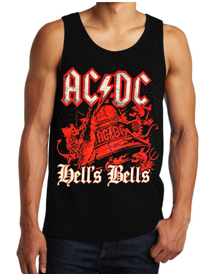 AC/DC Hell’s Bells PUNK ROCK Band Tank Top (Multiple Colors)