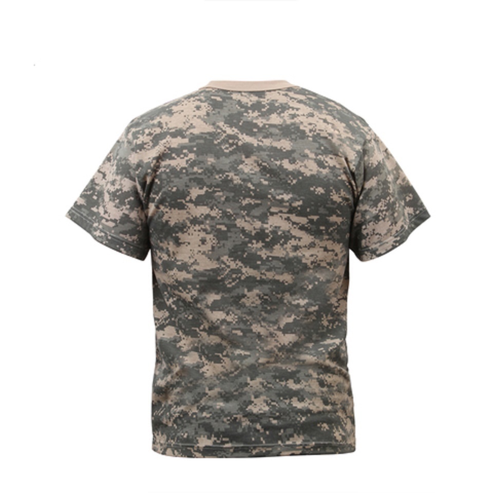 ACU Digital Camouflage T-Shirt Hunting Camo US Army Combat Uniform Style XS-4X