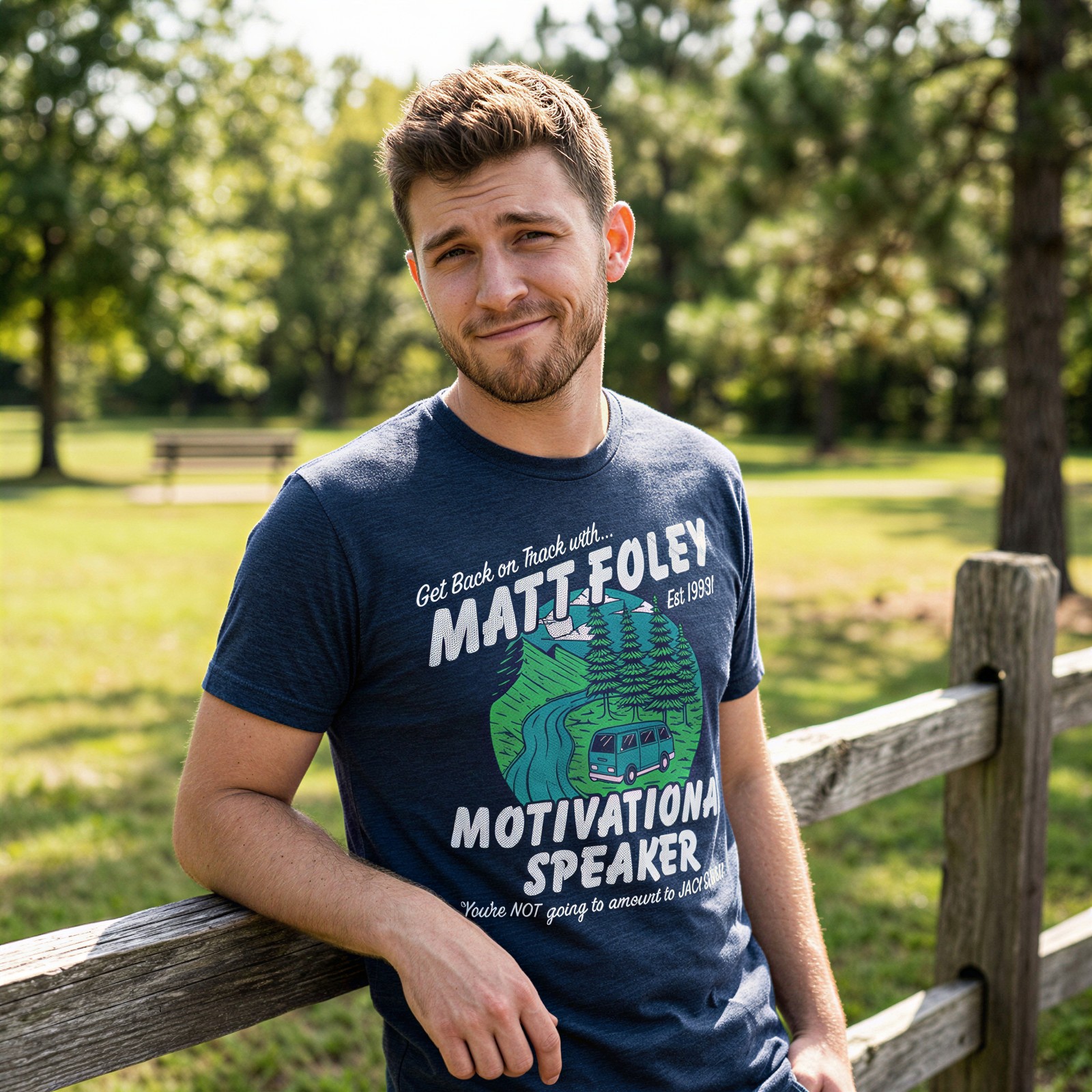 Mens Funny T Shirts Matt Foley Motivational Speaker Sarcastic Chris Farley