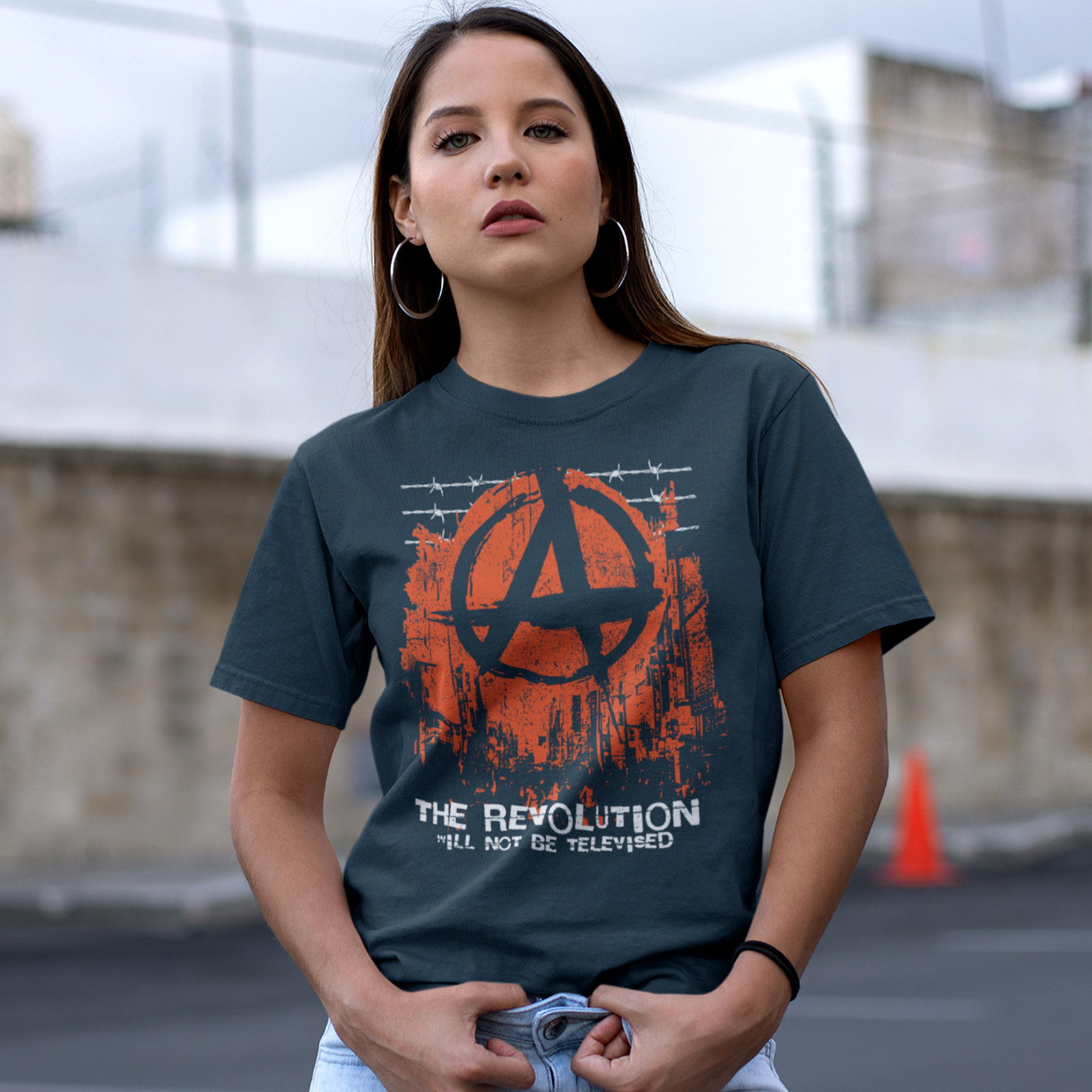 The Revolution Will Not Be Televised T-Shirt | Anarchy Symbol Tee