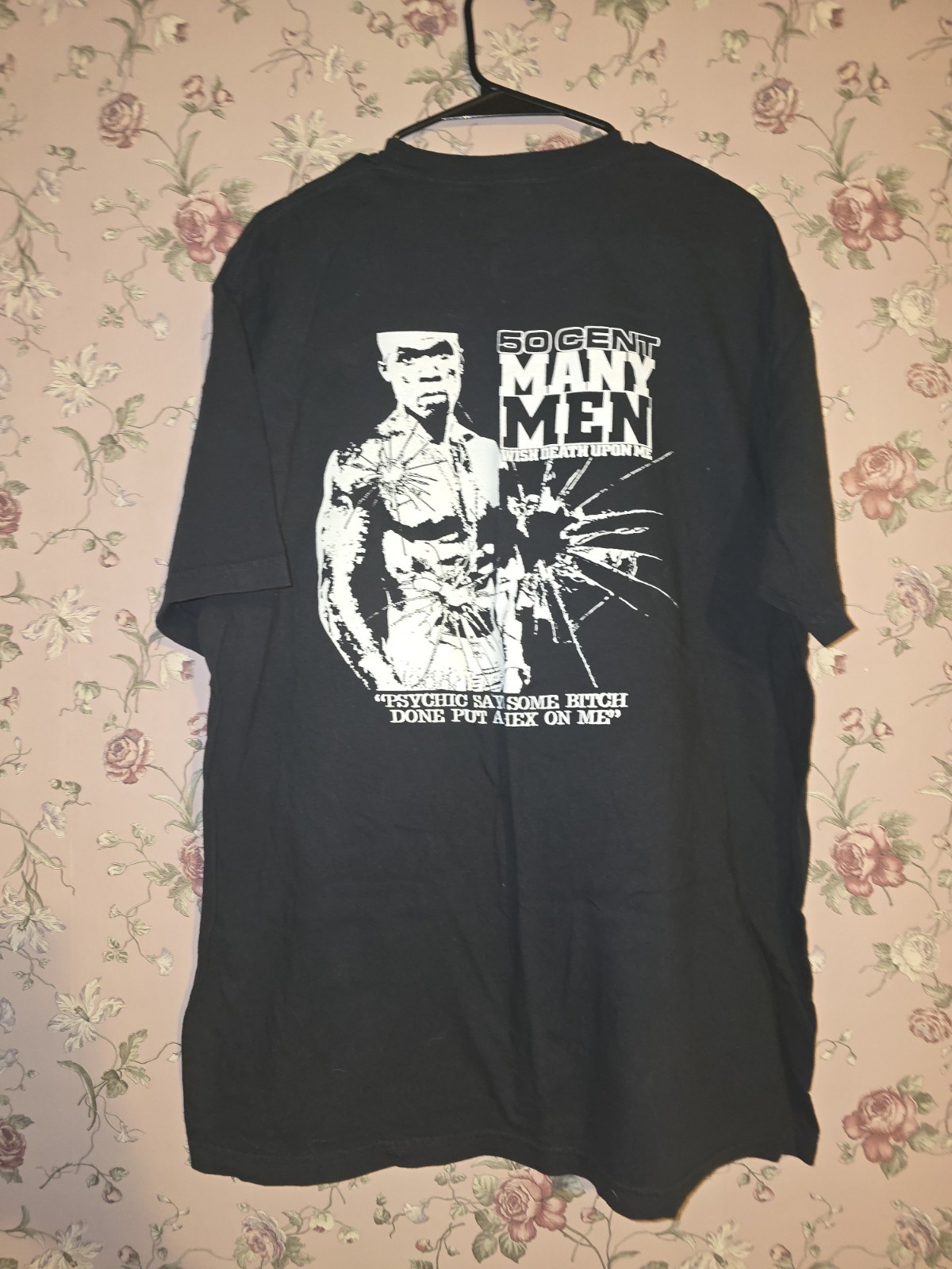 Original 50 Cent Many Men T Shirt Gangster Rap Hip Hop Sz XL Limited Edition