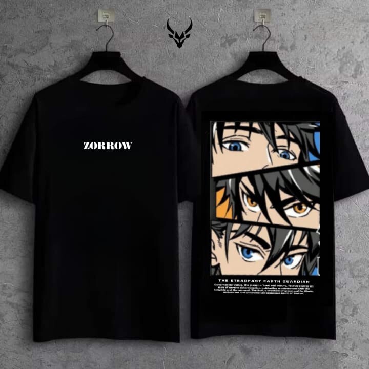 Stylish Black T-Shirts with Unique Printed Designs
