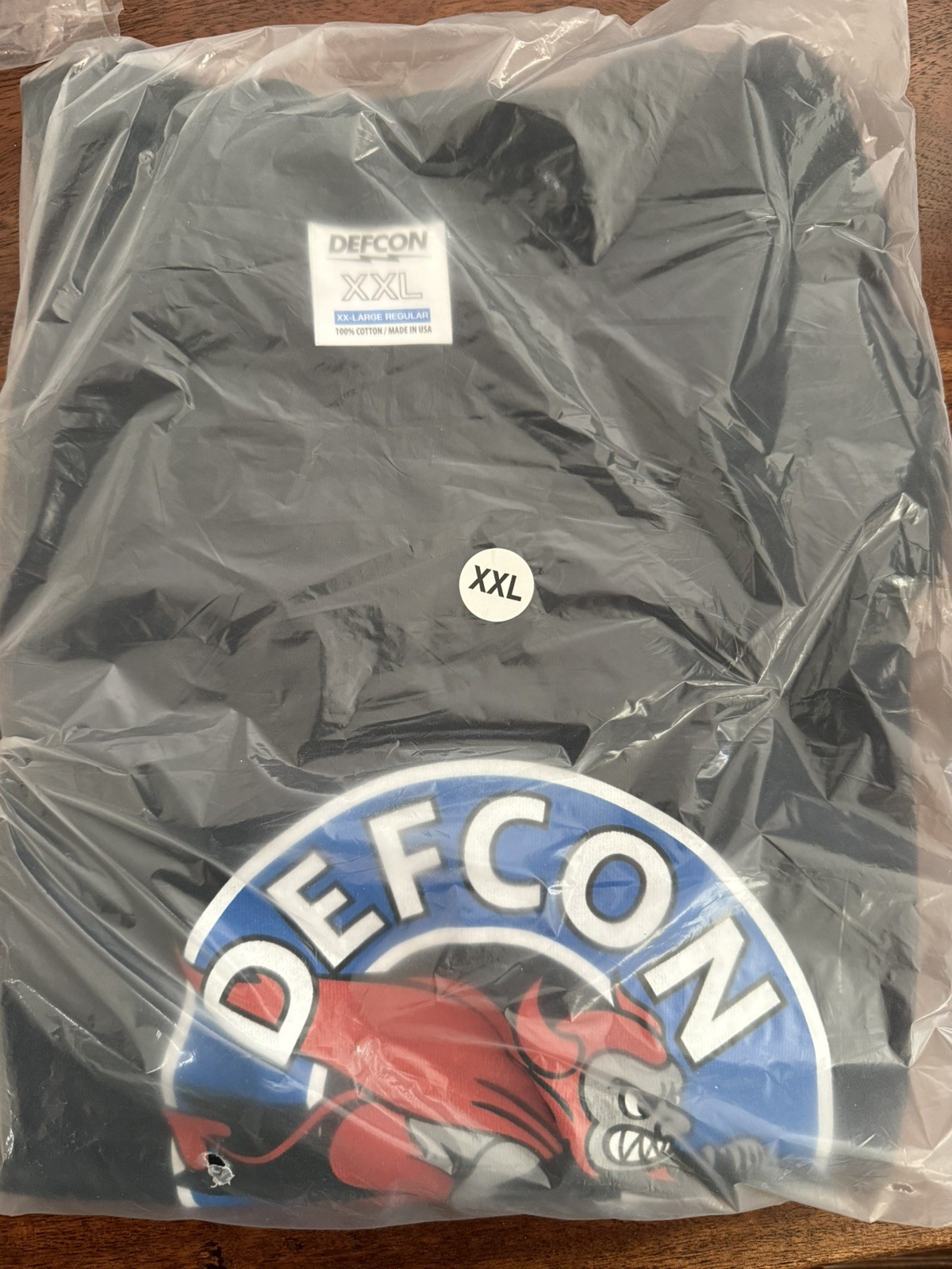 XXL- DEFCON GROUP BOMBER HEAVYWEIGHT T-SHIRT NEW SEALED