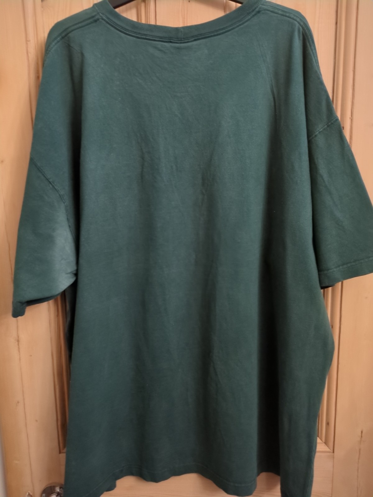 Carhartt Pocket T Shirt Distressed Green Size 2XL Cotton Fade
