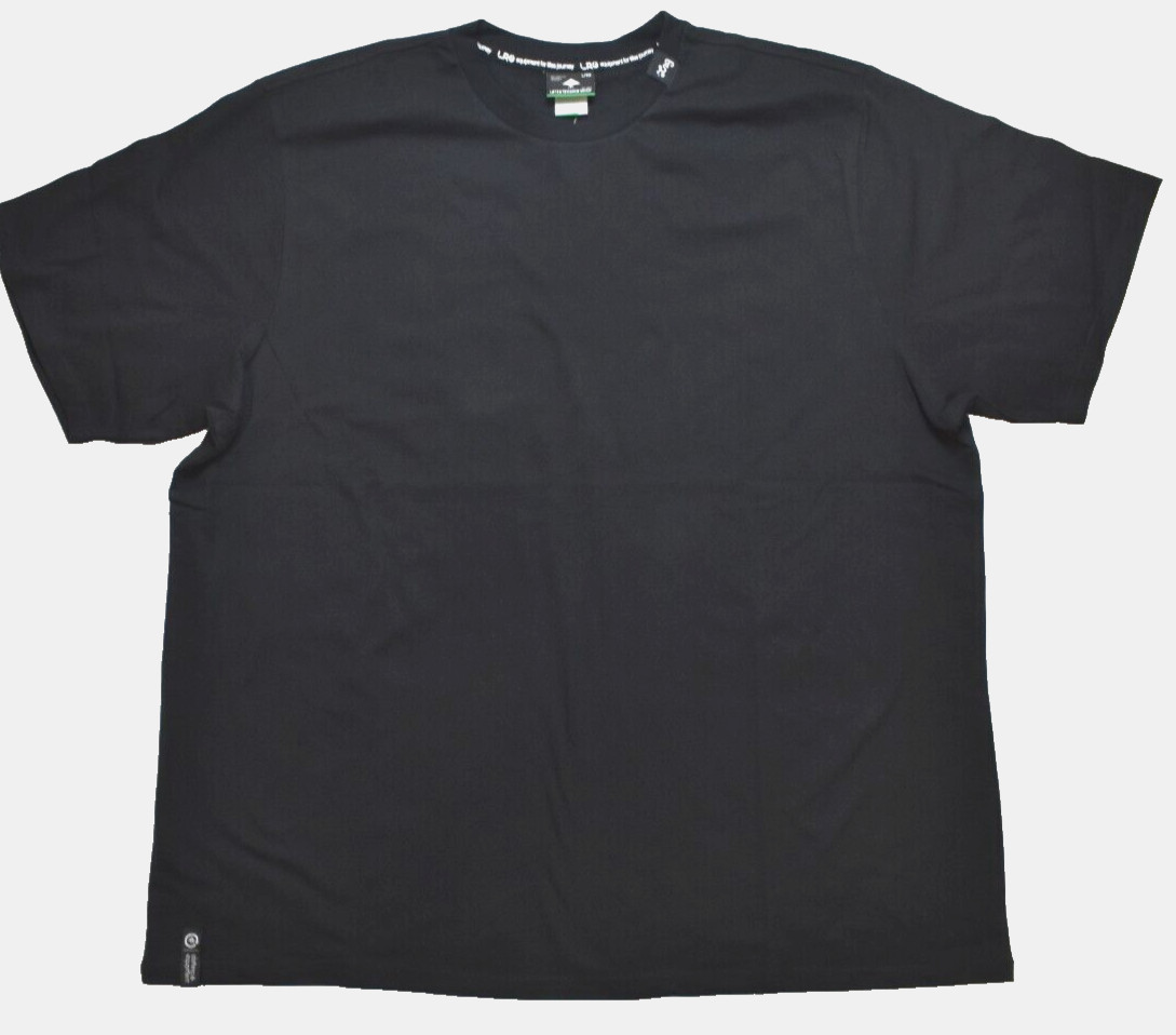 Lifted Research Group Mens LRG Rooting Deeply Black Knit Tee Shirt NWT 3XL