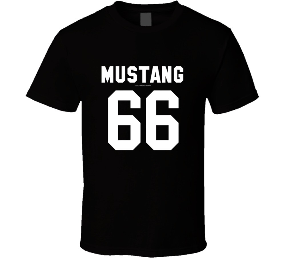 Mustang 66 Jersey Style 1966 Ponycar Gift T Shirt