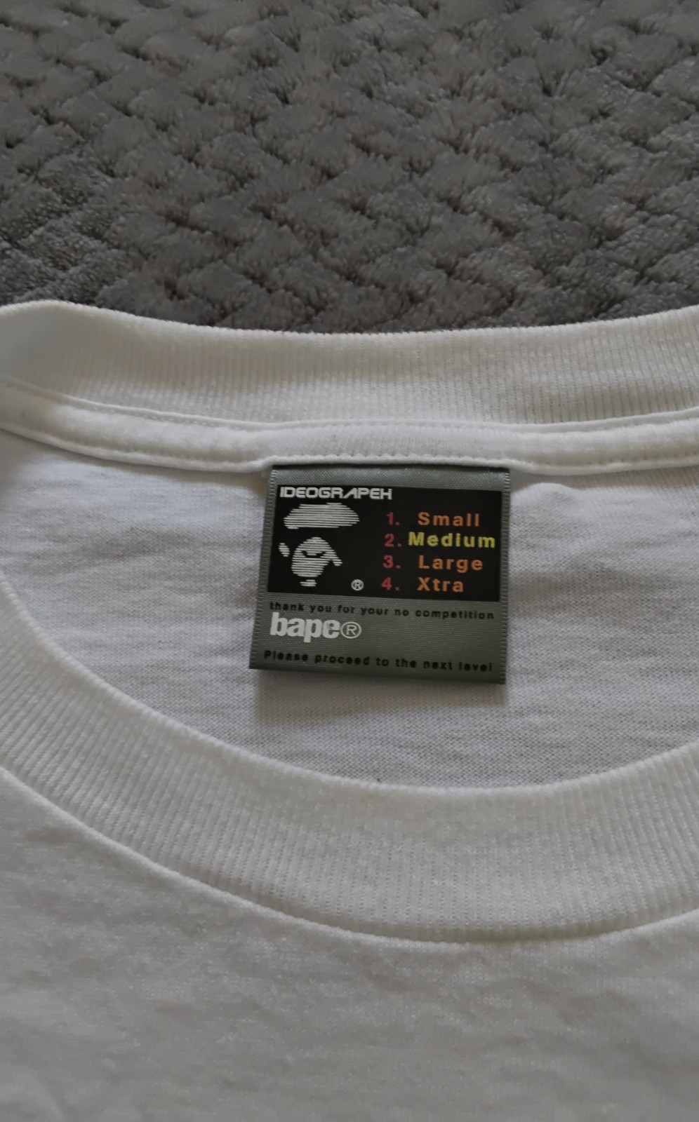 BAPE Banana Camo Big Ape Head Tee White – OG Nigo Era Size M