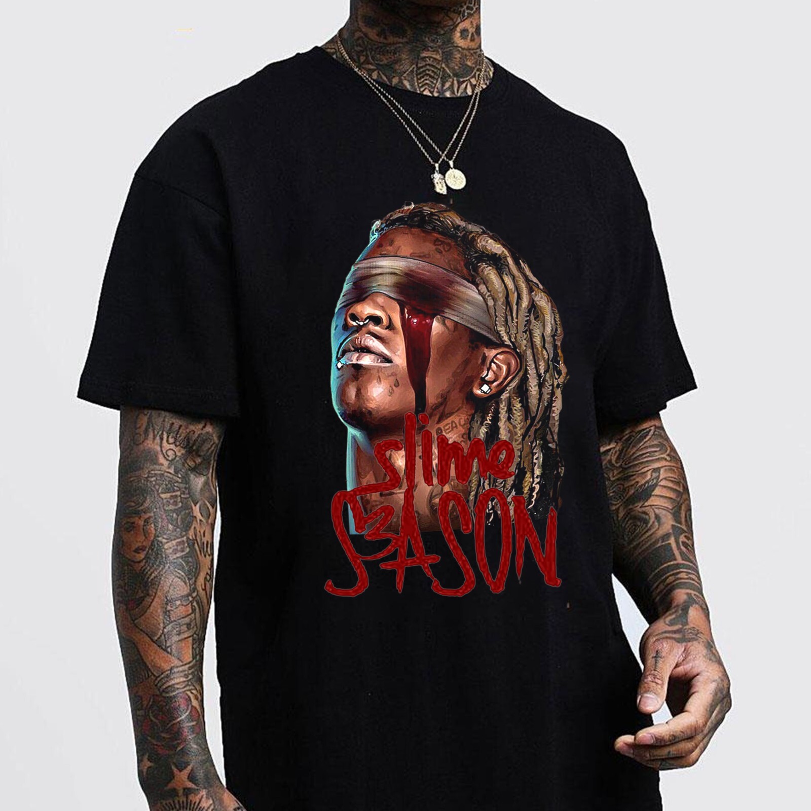 New Rare Young Thug Live Gift Family Unisex S-235XL Shirt 2D25