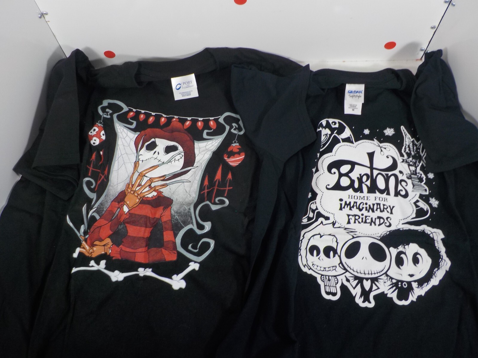 N A312 Disney Nightmare Before Christmas Reimaging Size M T-Shirt Lot Freddy