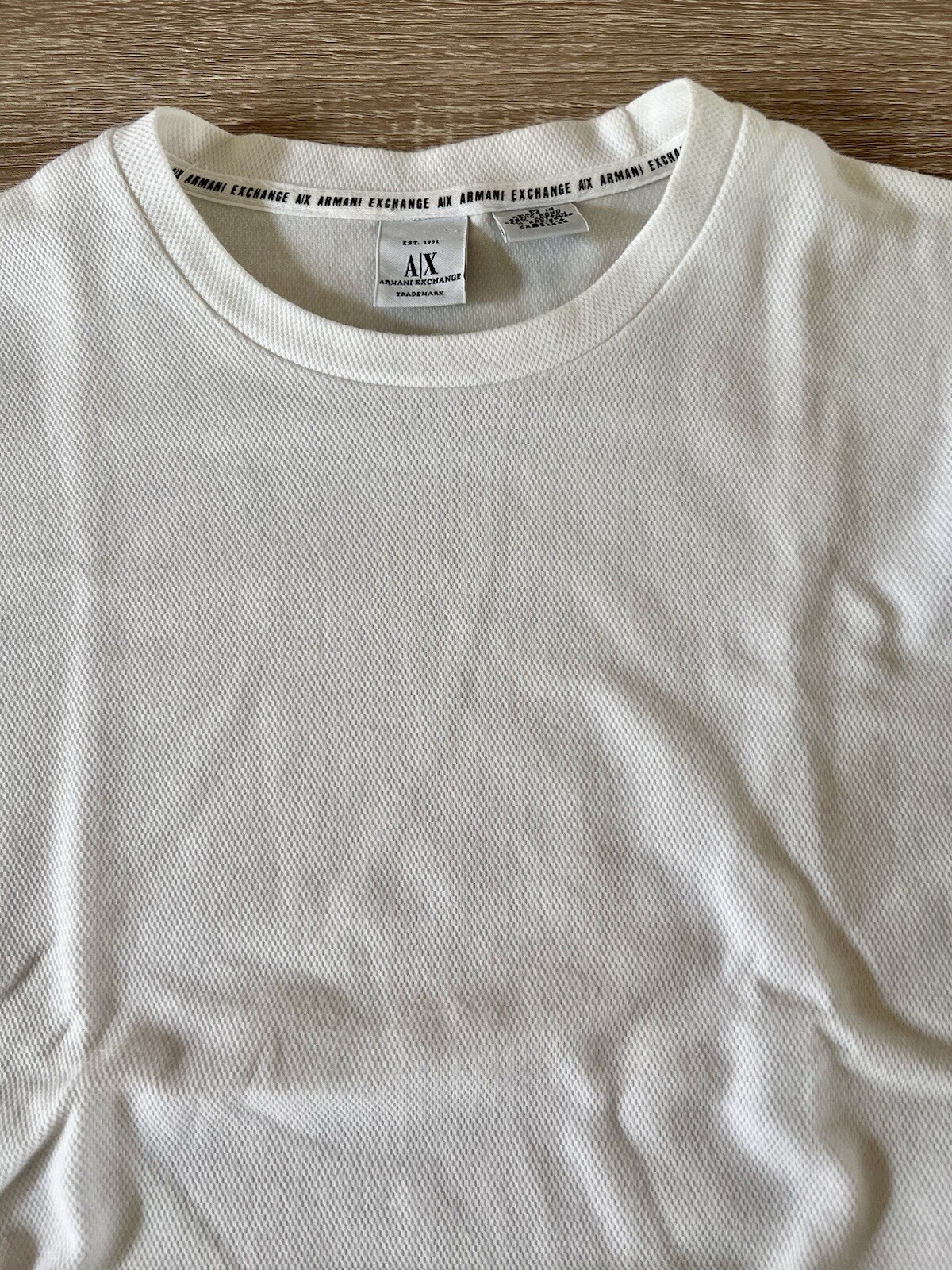 Lot of Three (3) ARMANI EXCHANGE COLLEZIONI T-Shirts Cotton, Nylon Black Armani