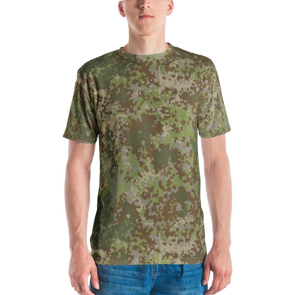 Multitarn Camo Men’s T-Shirt German Army Military Bundeswehr Camouflage Pattern