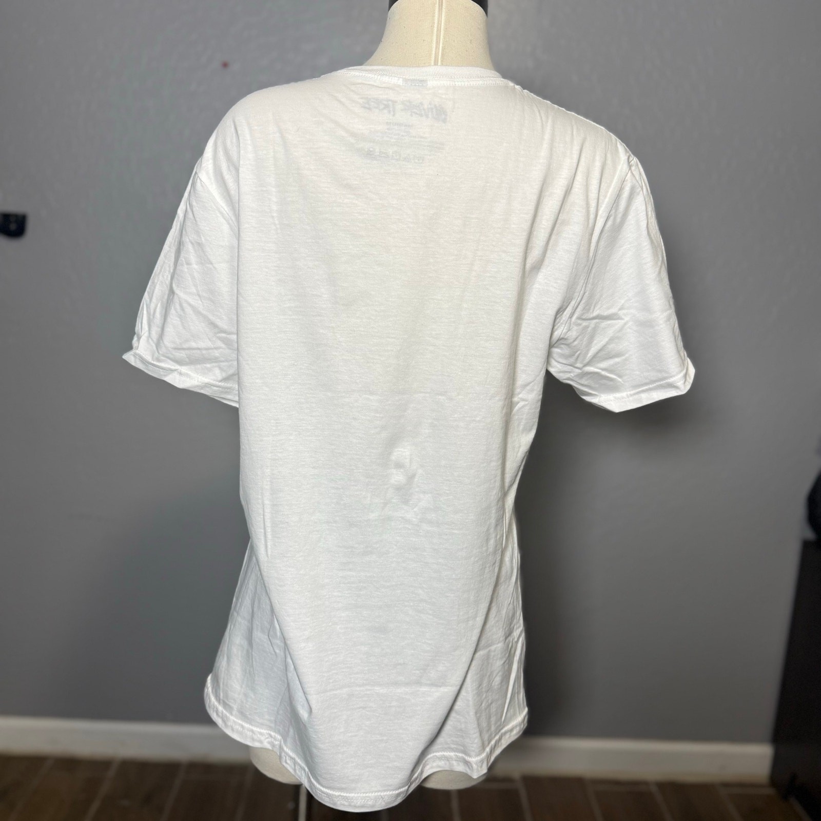 Oliver Tree Graphic T-Shirt White Size M Split Face Cowboy Tears Merch