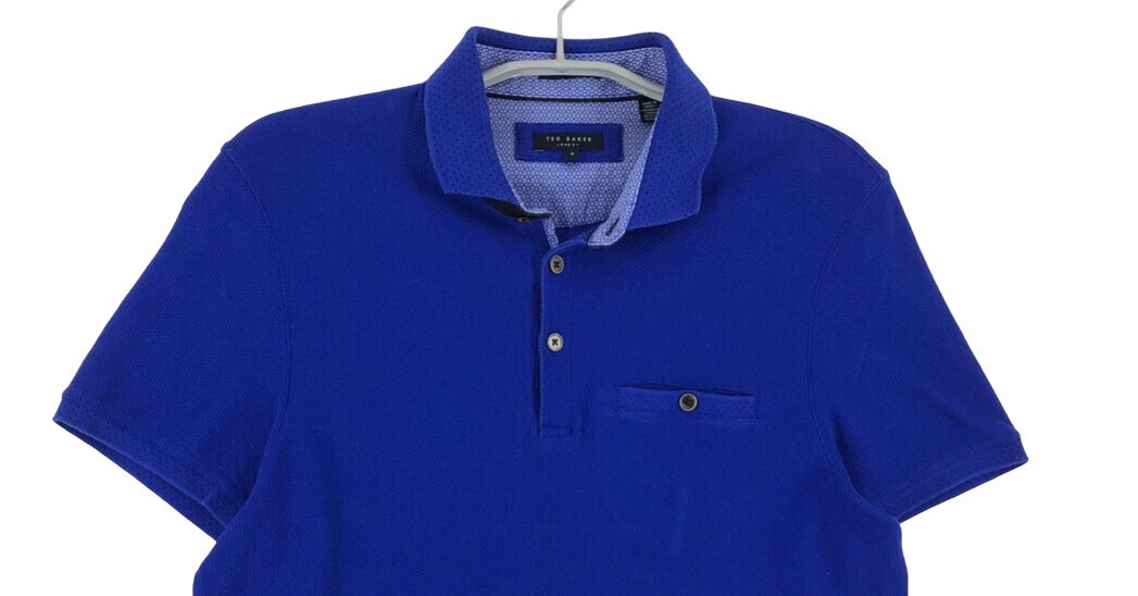 Ted Baker London Polo T-Shirt Regular Blue Men’s Size L