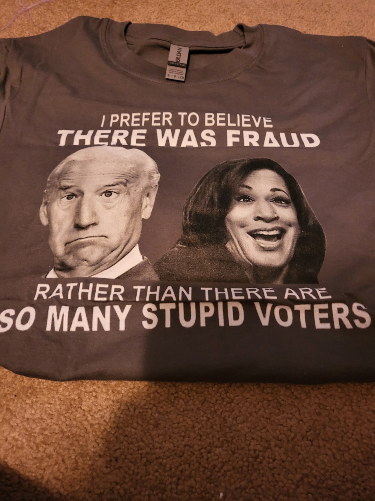 Biden Humor tshirt kamala stupid voters